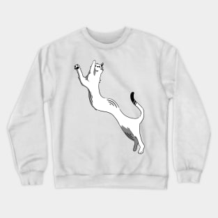 weirdcore cat Crewneck Sweatshirt